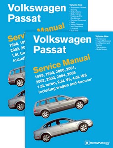 Książka: Volkswagen Passat (B5) - 1.8L turbo, 2.8L V6, 4.0L W8, including Wagon and 4Motion (1998-2005) (USA) - Bentley Service Manual 