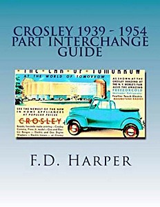 Book: Crosley 1939-1954 - Part Interchange Guide 