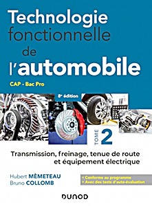 Book: Technologie fonctionnelle de l'automobile (Tome 2)