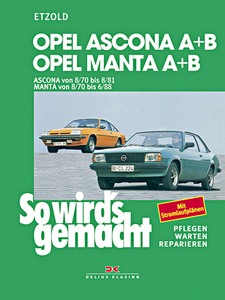 Livre : [SW 036] Opel Ascona A + B, Manta A + B
