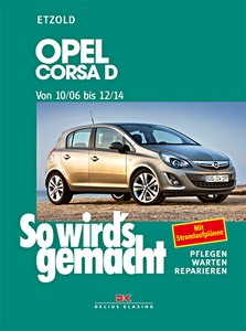 Owner's manual for the Opel Corsa D