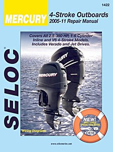 Livre : Mercury 4-Stroke Outboards (2005-2011) - Repair Manual - All 2.5-350 HP Models 