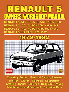 Livre: Renault 5 (1972-1982) - Owners Workshop Manual