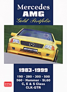 Boek: Mercedes AMG Gold Portfolio 1983-1999