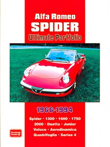 Buch: Alfa Romeo Spider - 1300, 1600, 1750, 2000 (1966-1994) - Brooklands Ultimate Portfolio