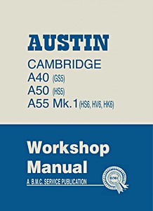 Book: Austin Cambridge A40, A50, A55 - Official Workshop Manual 