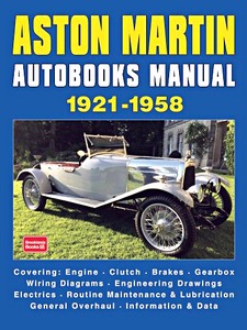Boek: Aston Martin - Autobooks Manual (1921-1958)