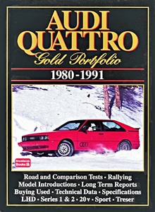 Book: Audi Quattro (1980-1991) - Brooklands Gold Portfolio