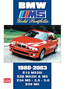 Boek: BMW M5 Gold Portfolio 1980-2003