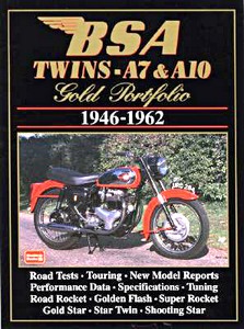 Livre : BSA Twins A7 & A10 (1946-1962) - Brooklands Gold Portfolio