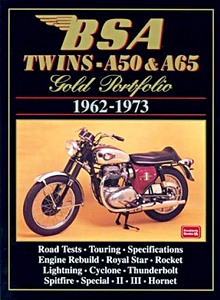 Livre : BSA Twins A50 & A65 (1962-1973) - Brooklands Gold Portfolio