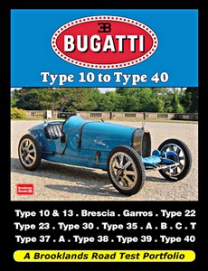 Livre: Bugatti Type 10 to Type 40