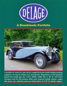 Boek: Delage - Brooklands Road Test Portfolio