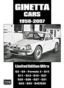 Boek: Ginetta Cars (1958-2007) - Brooklands Portfolio