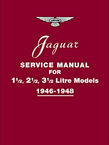 Boek: Jaguar 1.5, 2.5, 3.5 Litre Models (1946-1948) - Service Manual 