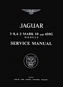 Book: [E136/2] Jaguar Mk10 (3.8/4.2) / 420G WSM (H/C)