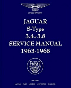 Book: [E133/3] Jaguar S-Type-3.4/3.8 Litre (63-68) WSM