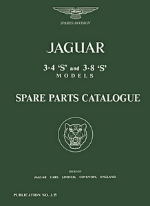 Book: [J35] Jaguar S Type (3.4 & 3.8) - Parts Catalogue