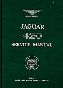 Boek: Jaguar 420 - Official Service Manual (Soft Cover) 