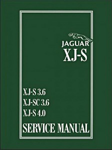 Boek: Jaguar XJ-S 3.6 , XJ-SC 3.6, XJ-S 4.0 - Official Service Manual 