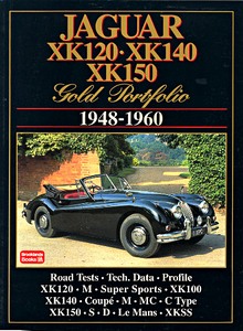 Książka: Jaguar XK 120, XK 140, XK 150 1948-1960 - Brooklands Gold Portfolio