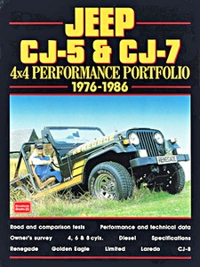 Livre : Jeep CJ-5 & CJ-7 4x4 (1976-1986) - Brooklands Performance Portfolio
