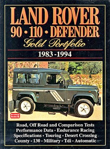 Livre : Land Rover 90, 110, Defender (1983-1994) - Brooklands Gold Portfolio
