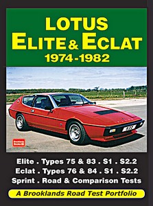 Boek: Lotus Elite & Eclat (1974-1982) - Brooklands Road Test Portfolio
