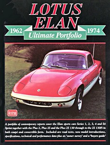 Boek: Lotus Elan (1962-1974) - Brooklands Ultimate Portfolio