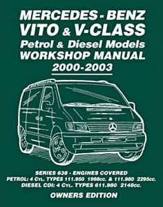 Boek: [OE] MB Vito (2000-2003) & V-Class WSM