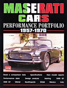 Livre: Maserati Cars (1957-1970) - Brooklands Performance Portfolio