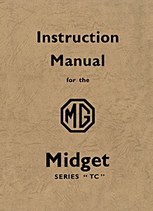Książka: MG Midget TC - Official Instruction Manual 