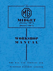 Book: MG Midget Series TD and Series TF - Official Workshop Manual 