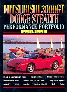 Book: Mitsubishi 3000GT & Dodge Stealth (1990-1999) - Brooklands Performance Portfolio