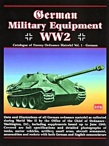 Book: German Military Equipment WW2 - Catalogue of Enemy Ordnance Material Vol. 1 - German - Brooklands Portfolio
