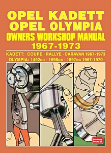 Książka: [AB719] Opel Kadett, Olympia - 1.5-1.7-1.9 L (67-73)