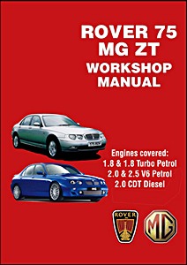 Książka: [RCL0536ENG] Rover 75 & MG ZT (99-05) WSM