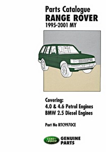 Boek: [RTC9970CE] Range Rover (1995-2001 MY) - PC