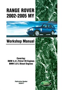 Livre : Range Rover (2002-2005 MY) - Official Workshop Manual 