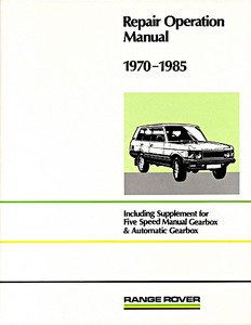 Boek: [AKM3630] Range Rover (70-85) WSM