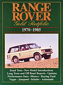Livre : Range Rover (1970-1985) - Brooklands Gold Portfolio
