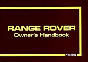 Boek: [LSM0001HB] Range Rover (3.5) (83-85) HB