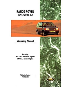 Boek: [LRL0326ENG BB] Range Rover (95-01) WSM
