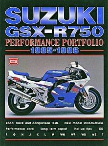 Livre : Suzuki GSX-R750 (1985-1996) - Brooklands Performance Portfolio