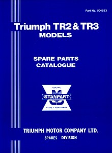 Book: Triumph TR2 & TR3 (1953-1963) - Spare Parts Catalogue (Soft Cover) 