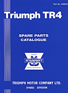 Książka: Triumph TR4 (1961-1964) - Spare Parts Catalogue 