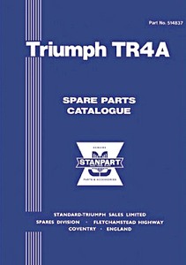 Książka: Triumph TR4A (1965-1968) - Spare Parts Catalogue 