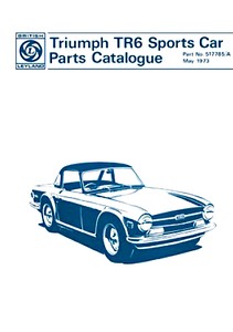 Książka: Triumph TR6 Sports Car (1969-1973) - Spare Parts Catalogue 