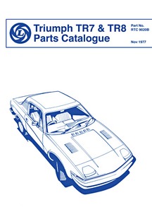 Książka: Triumph TR7 & TR8 - Official Parts Catalogue 