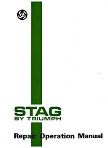 Livre: Triumph Stag (1971-1973) - Official Repair Operation Manual 